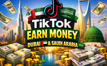 Earn money with TikTok in Dubai and Saudi Arabia