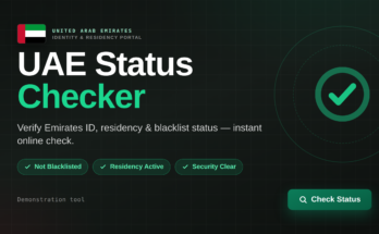 UAE Visa & Blacklist Status Checker 2026